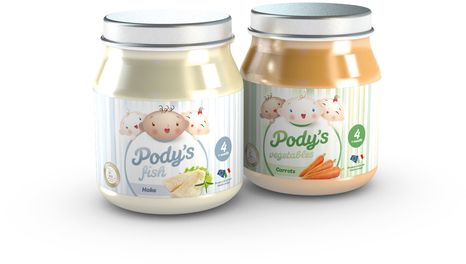 Pody’s Fish & Pody’s Vegetables homogenized