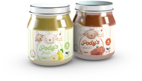 Pody’s Fruit & Pody’s Meat homogenized