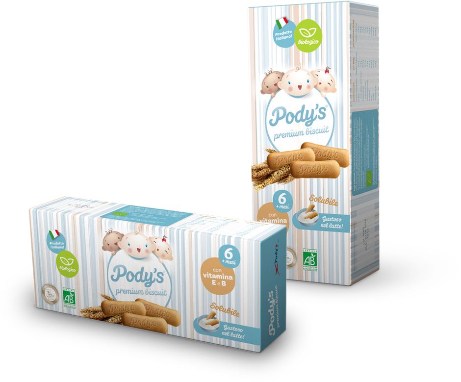 Pody’s Biscuit Organic 180 g box (4 x 45g)